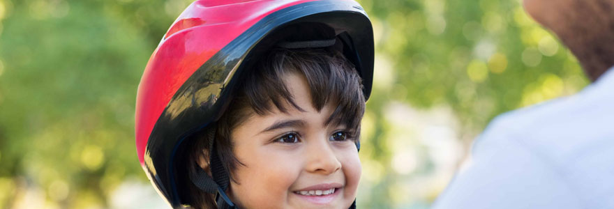 casque moto enfant